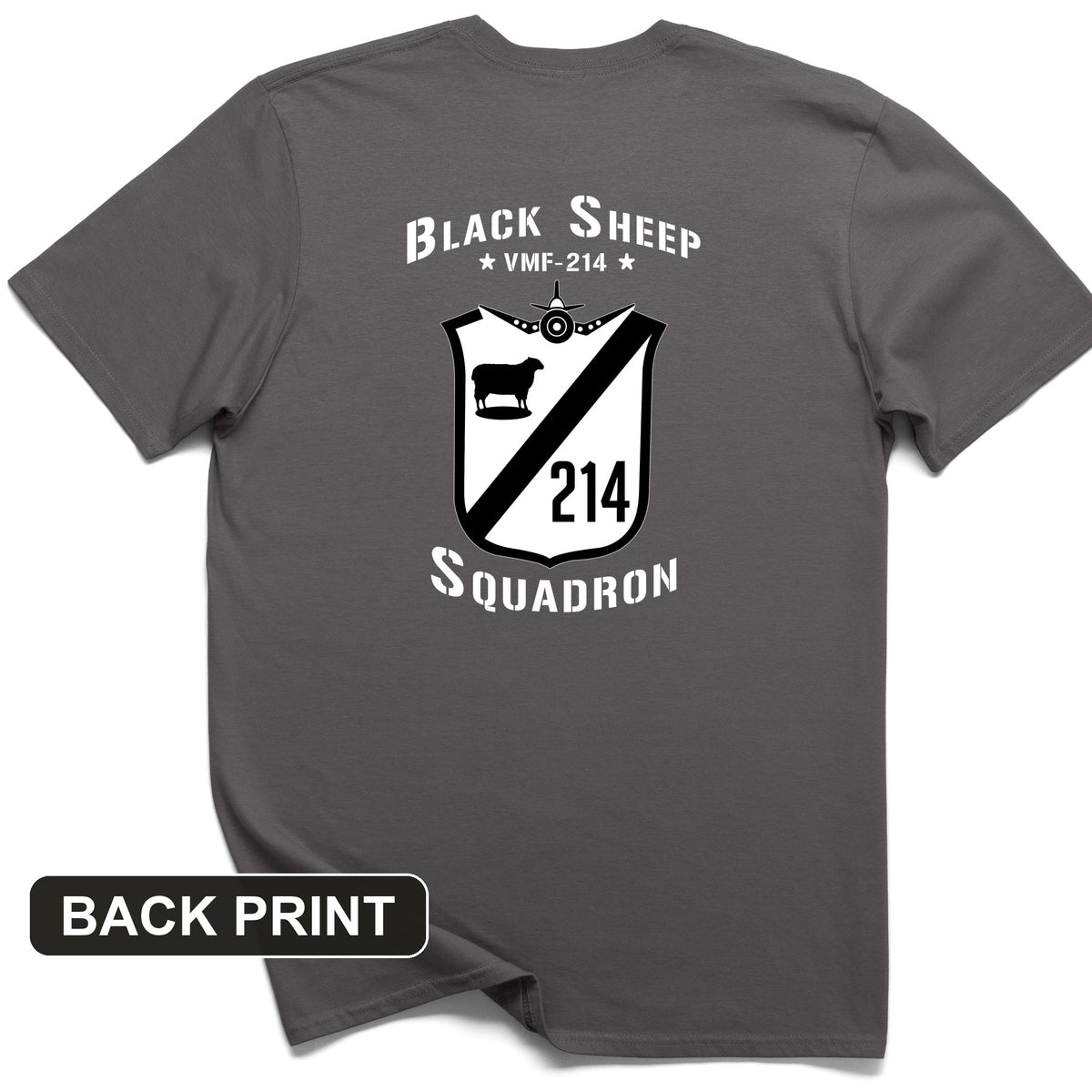 Black Sheep Back Print T-Shirt