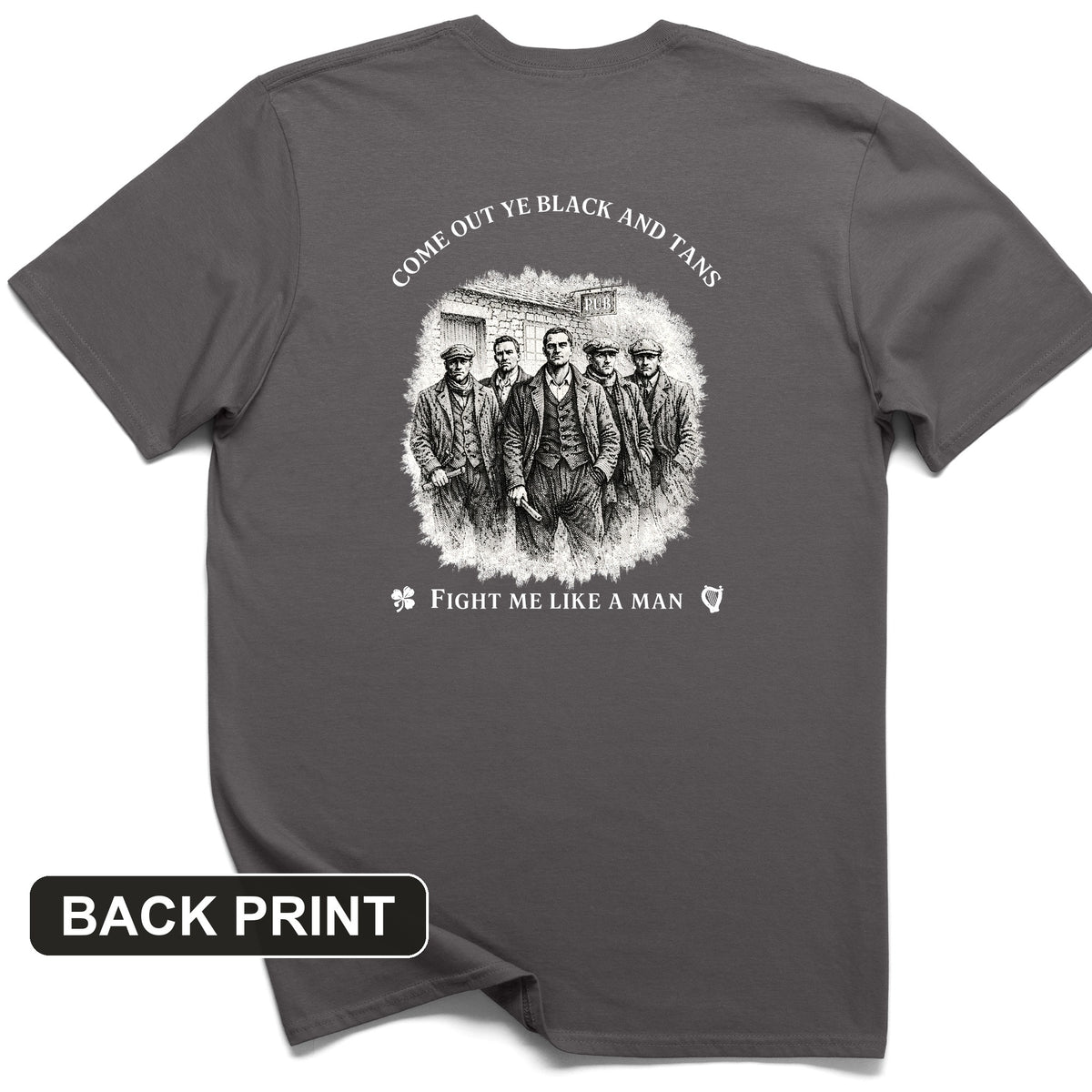 Black and Tans Back Print T-Shirt
