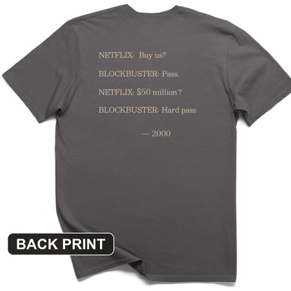 Blockbuster Back Print T-Shirt
