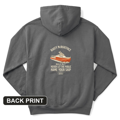 Boaty McBoatface Back Print Hoodie