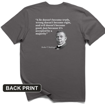 Booker T Washington Back Print T-Shirt