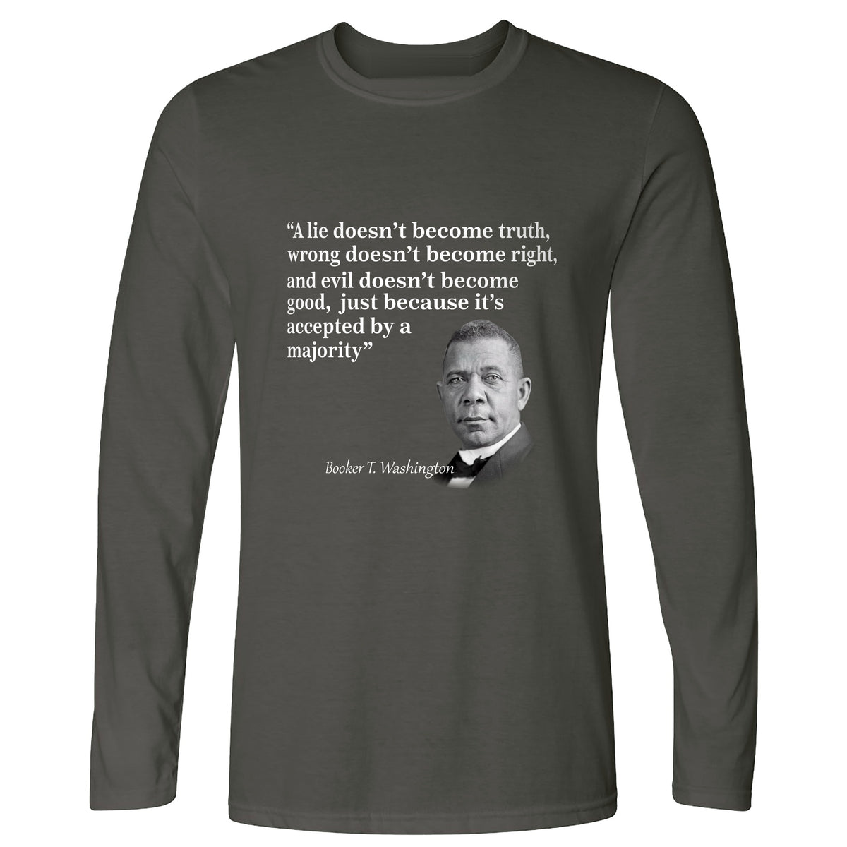 Booker T Washington Long Sleeve T-Shirt