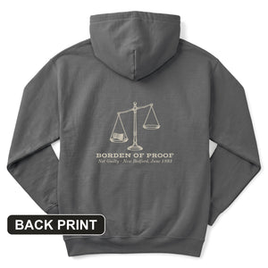 Borden Of Proof Back Print Hoodie