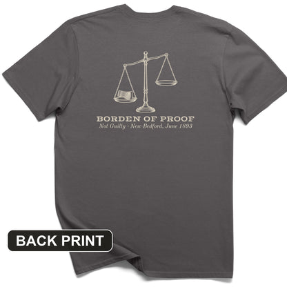 Borden Of Proof Back Print T-Shirt