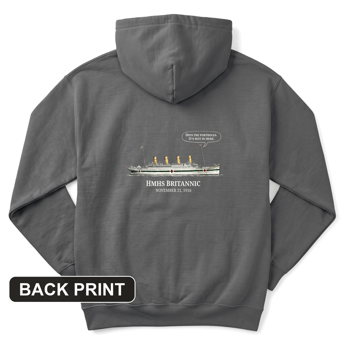 Britannic Back Print Hoodie