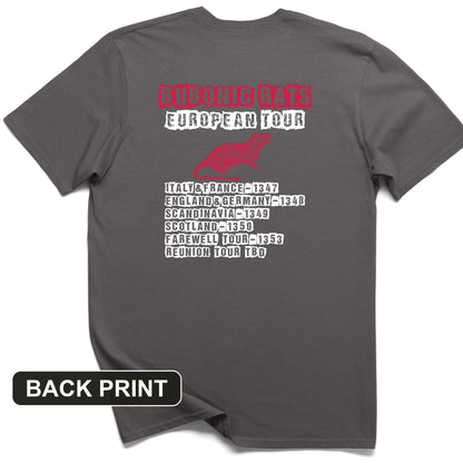Bubonic Rats European Tour Back Print T-Shirt