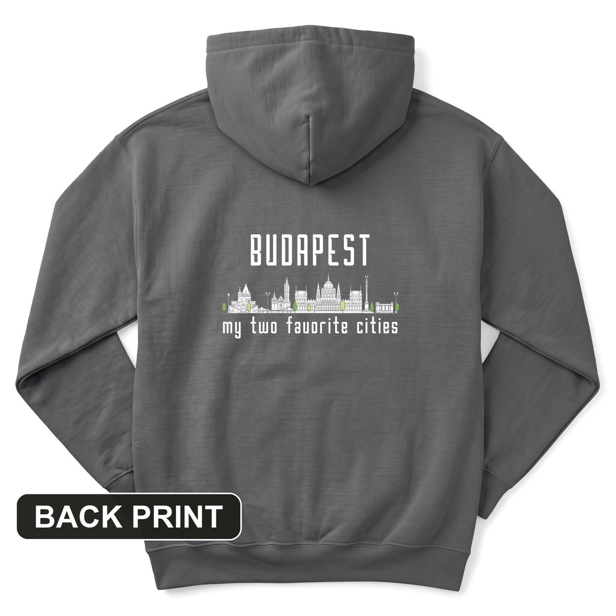 Budapest 2 Back Print Hoodie