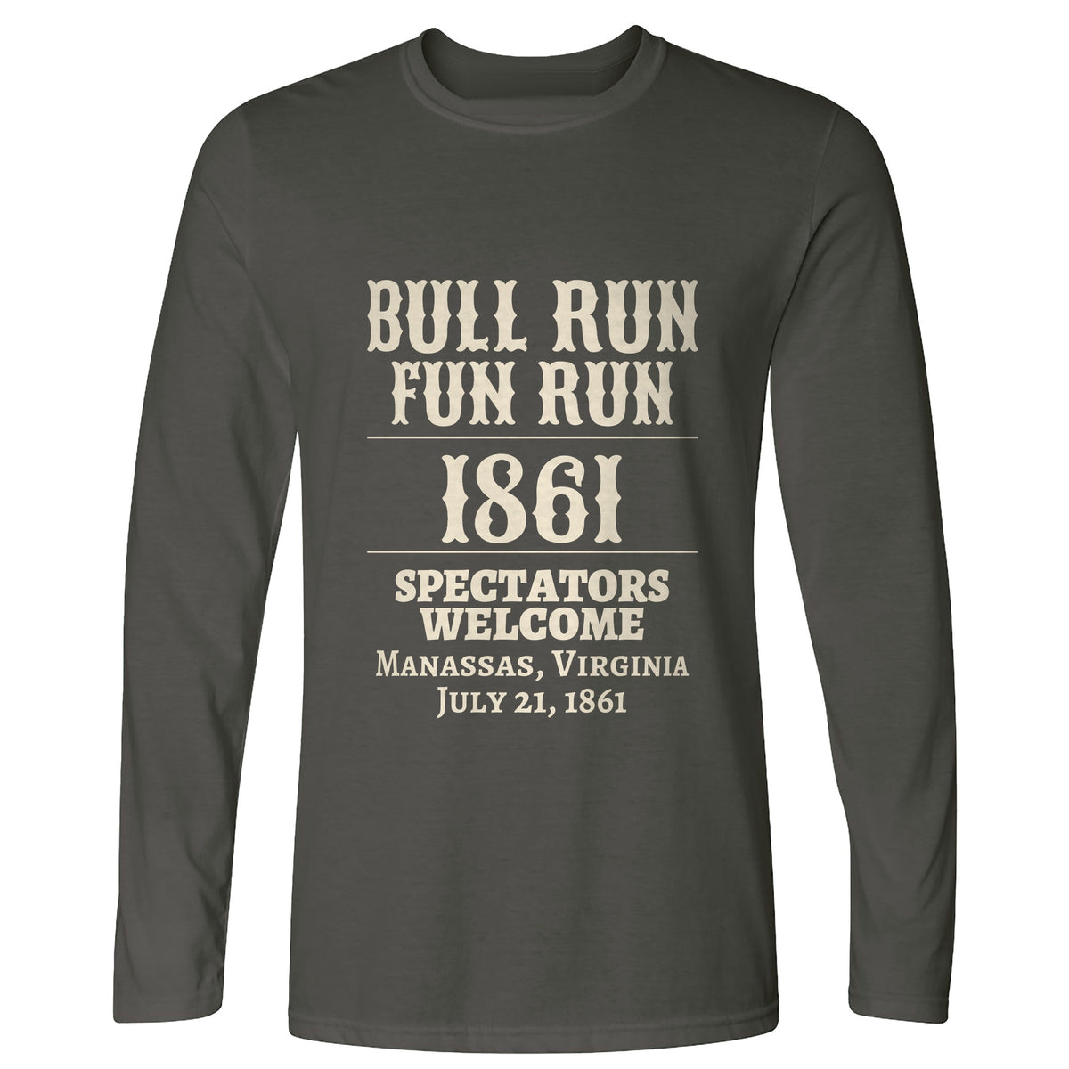 Bull Run Fun Run 1861 Long Sleeve T-Shirt