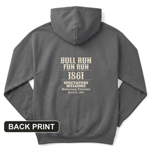Bull Run Fun Run 1861 Back Print Hoodie