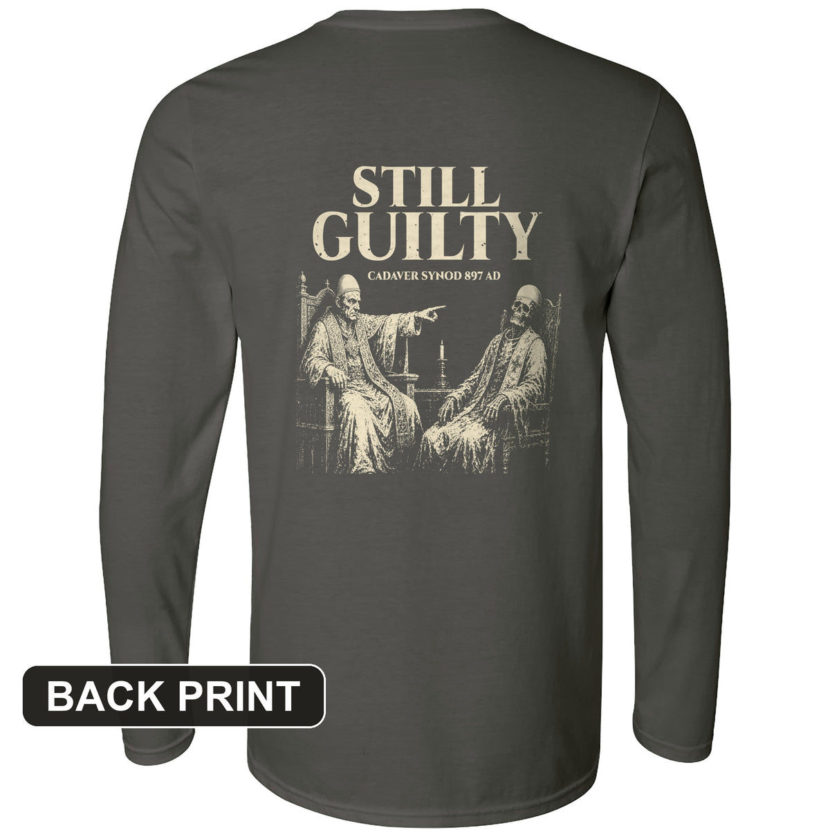 Cadaver Synod Back Print Long Sleeve T-Shirt