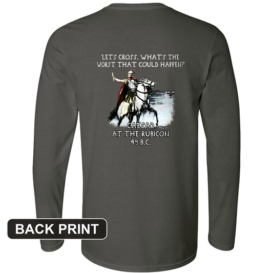 Caesar Cross Rubicon Back Print Long Sleeve T-Shirt