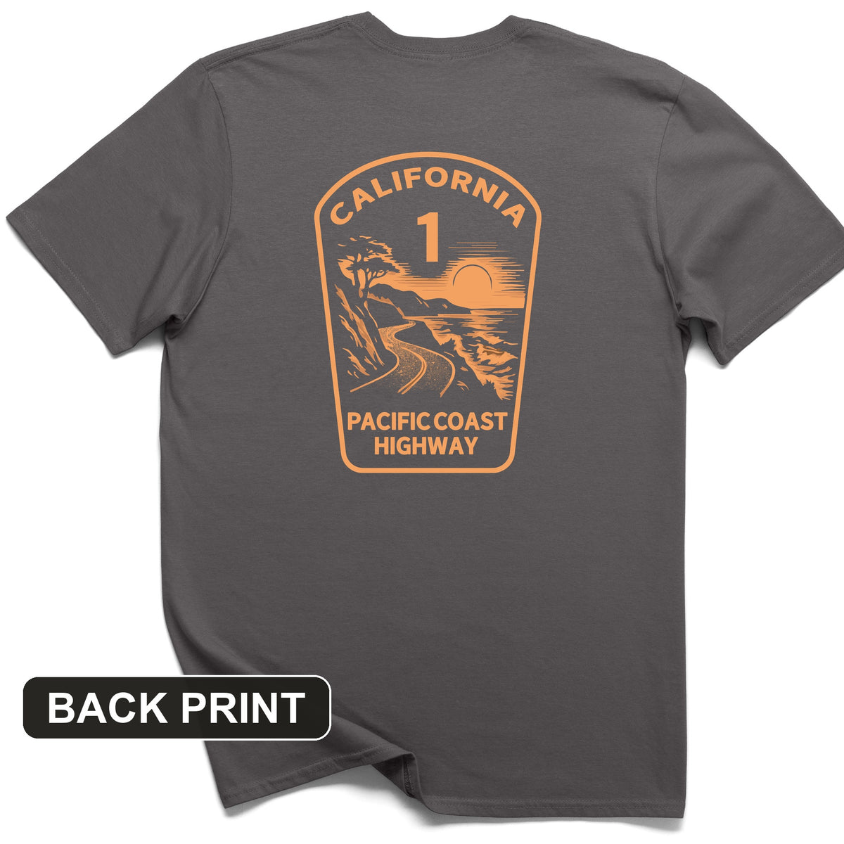 California Back Print T-Shirt