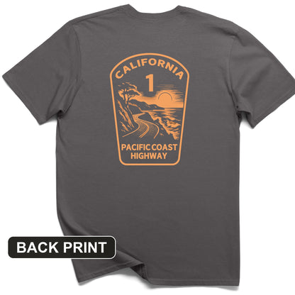 California Back Print T-Shirt