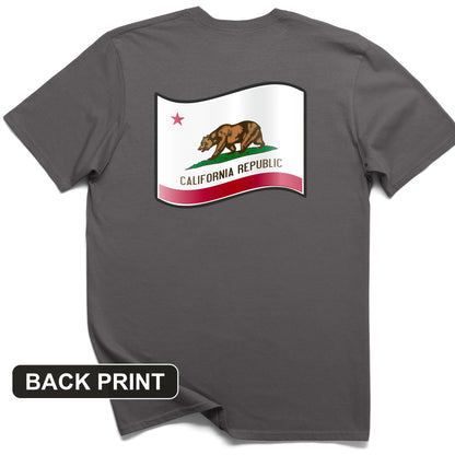 California Republic Back Print T-Shirt