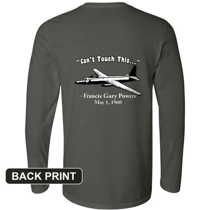 Can't Touch This Back Print Long Sleeve T-Shirt