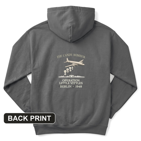 Candy Bomber Back Print Hoodie