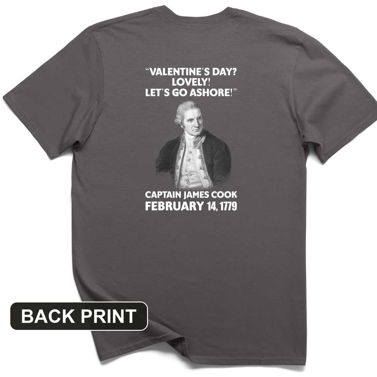 Captain Cook Back Print T-Shirt