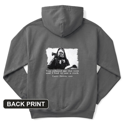 Carry Nation Back Print Hoodie