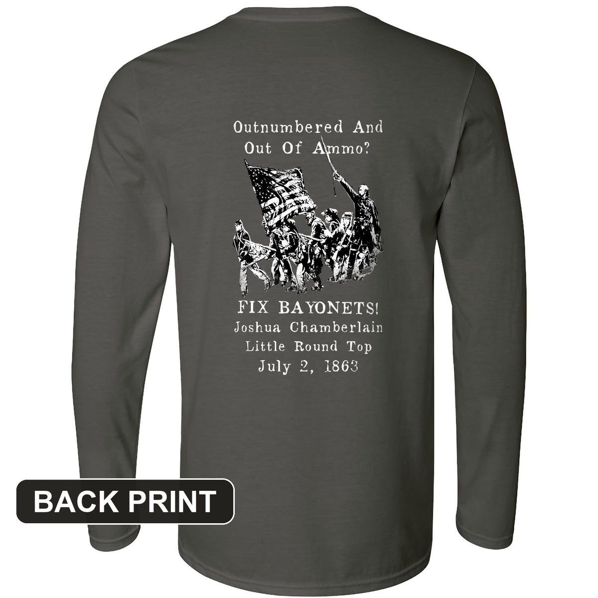 Chamberlain Back Print Long Sleeve T-Shirt