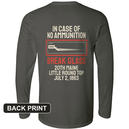 Chamberlain Break Glass Little Round Top Back Print Long Sleeve T-Shirt