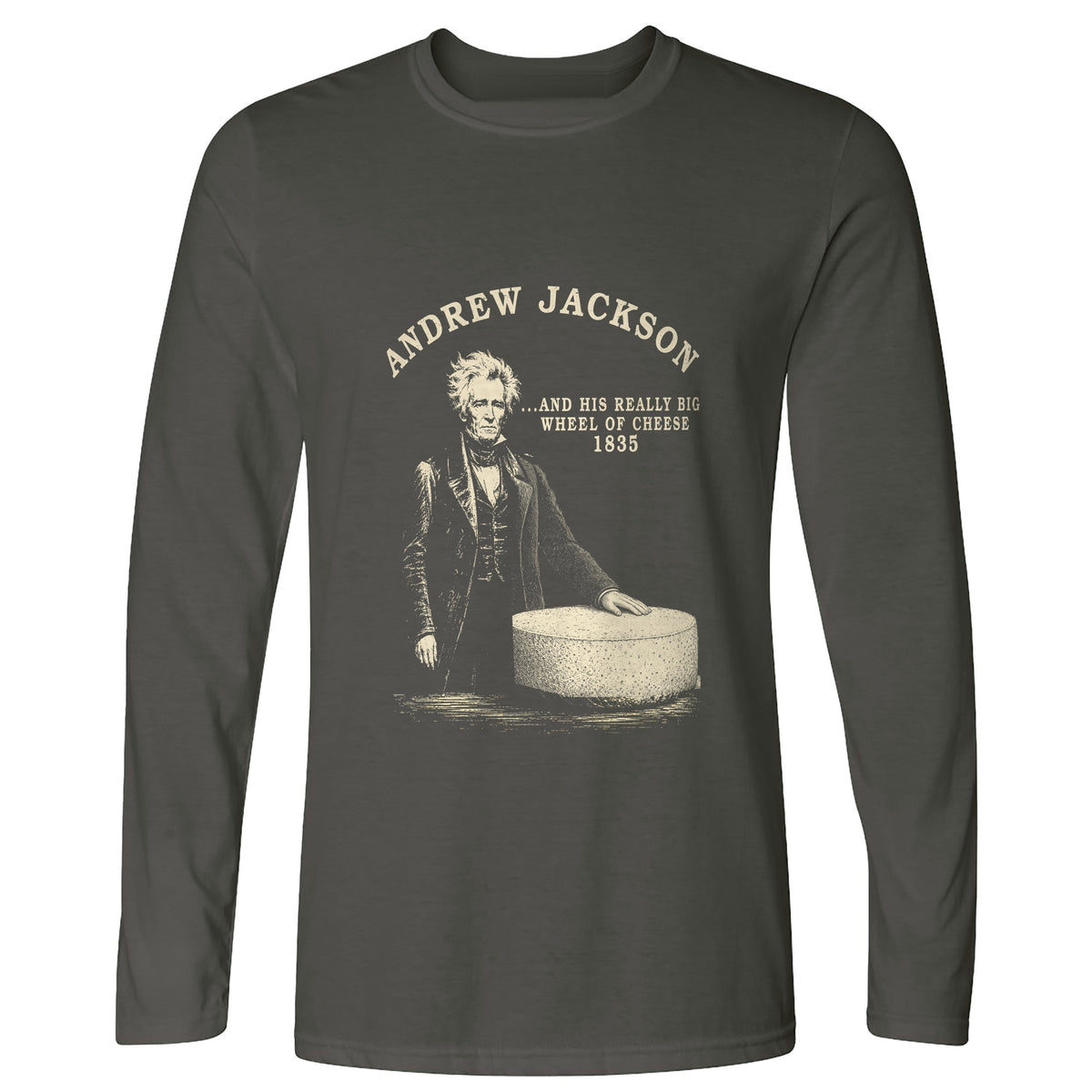 Cheese Wheel Long Sleeve T-Shirt