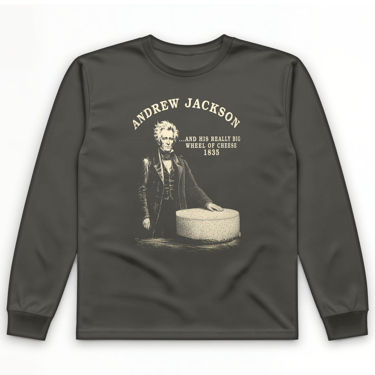 Cheese Wheel Long Sleeve T-Shirt
