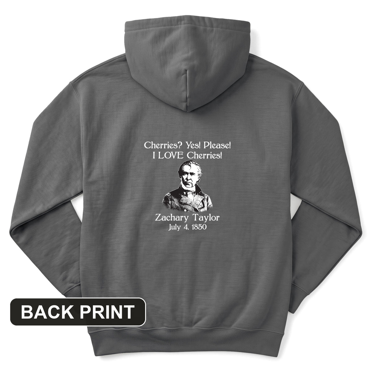 Cherries Back Print Hoodie