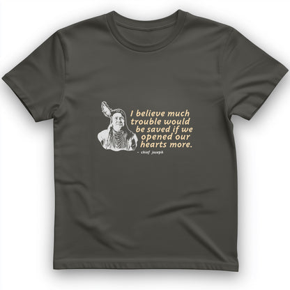 Chief Joseph Open Hearts T- Shirt