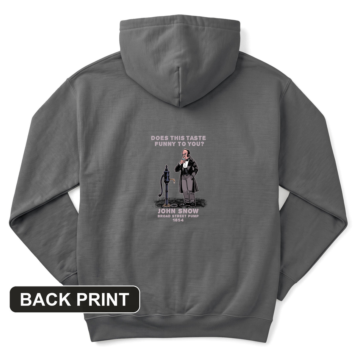 Cholera Fountain Back Print Hoodie