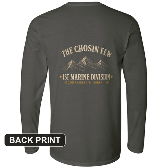 Chosin Few Back Print Long Sleeve T-Shirt