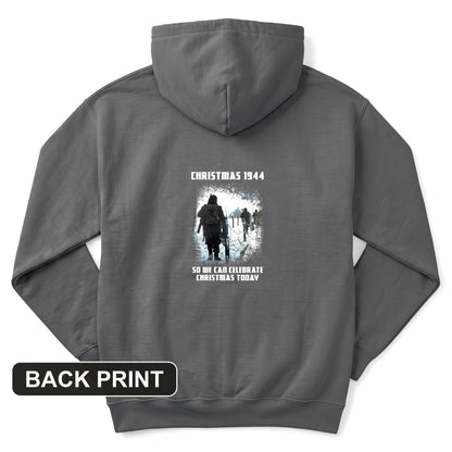 Christmas 1944 Back Print Hoodie