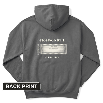 Closing Night 1945 Back Print Hoodie