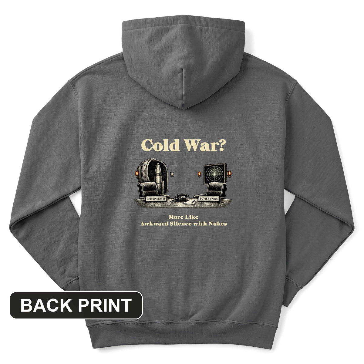 Cold War Back Print Hoodie