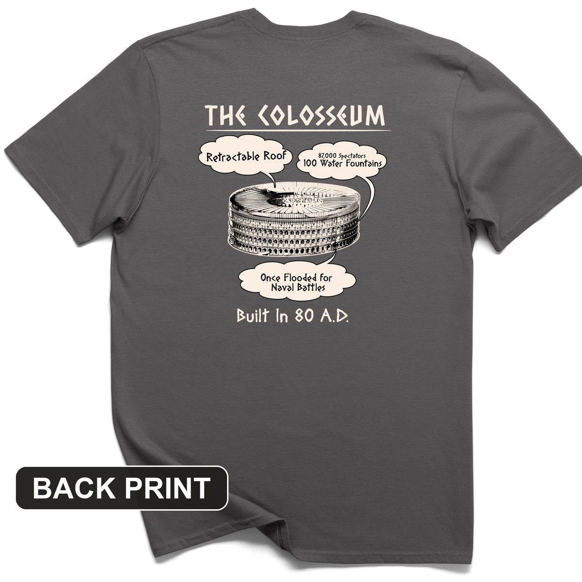 Colosseum Back Print T-Shirt