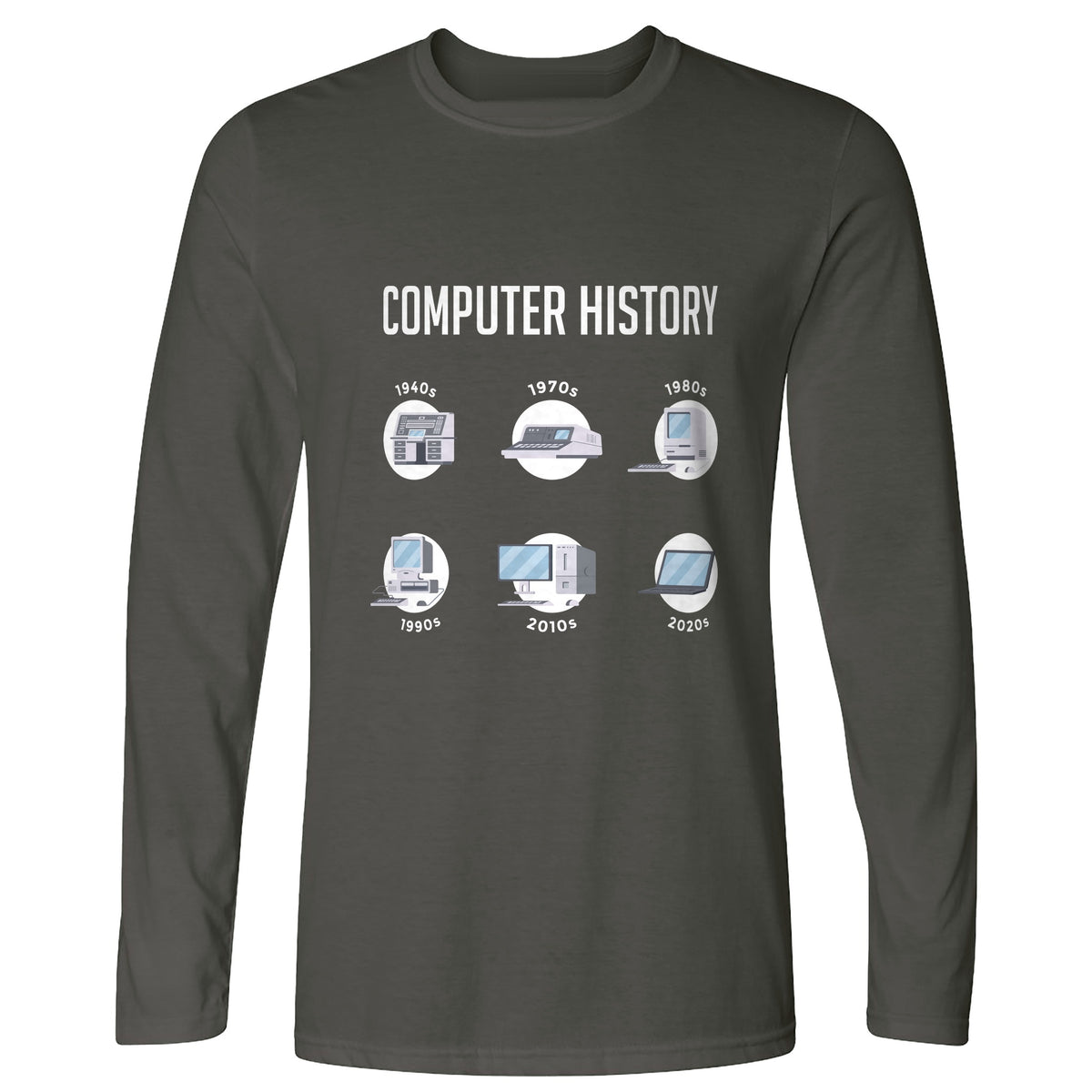 Computer History Long Sleeve T-Shirt