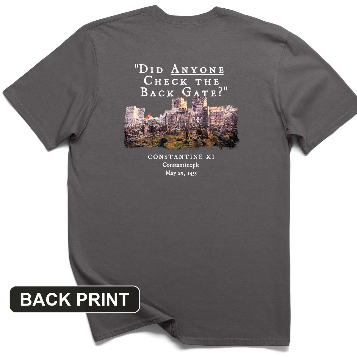 Constantinople Back Print T-Shirt