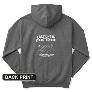 Costa Concordia Back Print Hoodie