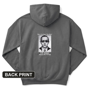 DB Cooper Back Print Hoodie