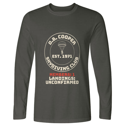 DB Cooper Skydiving Club Long Sleeve T-Shirt