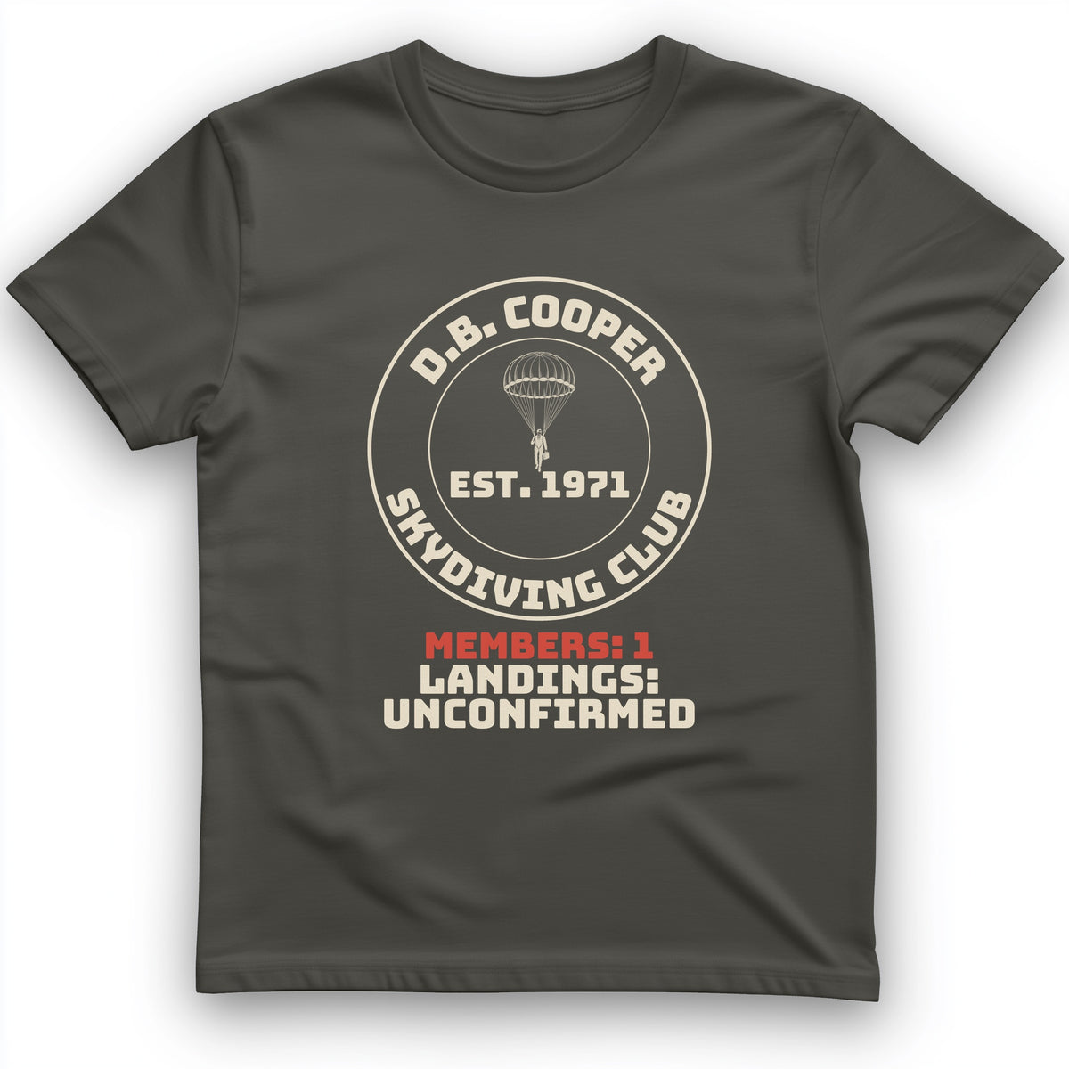 DB Cooper Skydiving Club T-Shirt
