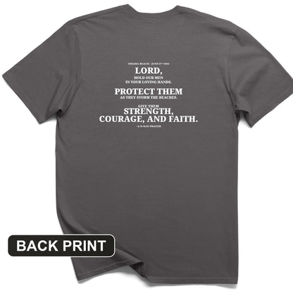 DDay Prayer Back Print T-Shirt