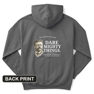 Dare Mighty Things Back Print Hoodie