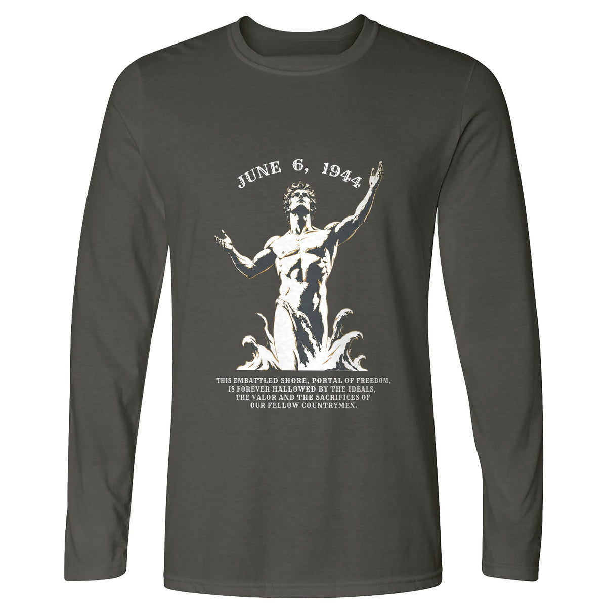 Dday Statue Long Sleeve T-Shirt