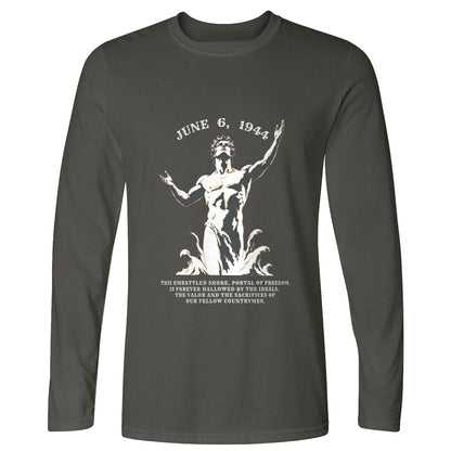 Dday Statue Long Sleeve T-Shirt