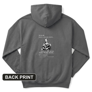 Dear Abe Back Print Hoodie