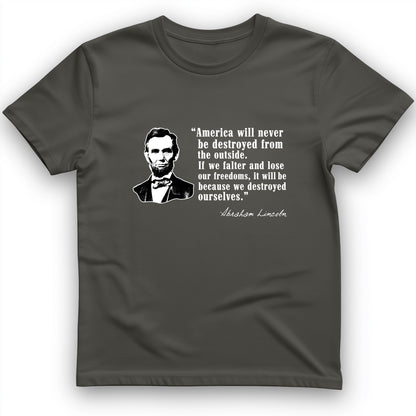 Destroyed Ourselves Lincoln T-Shirt