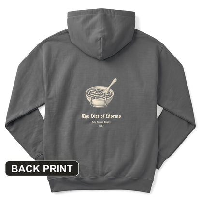 Diet Of Worms Back Print Hoodie