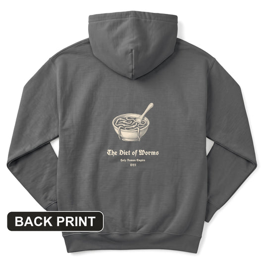 Diet Of Worms Back Print Hoodie