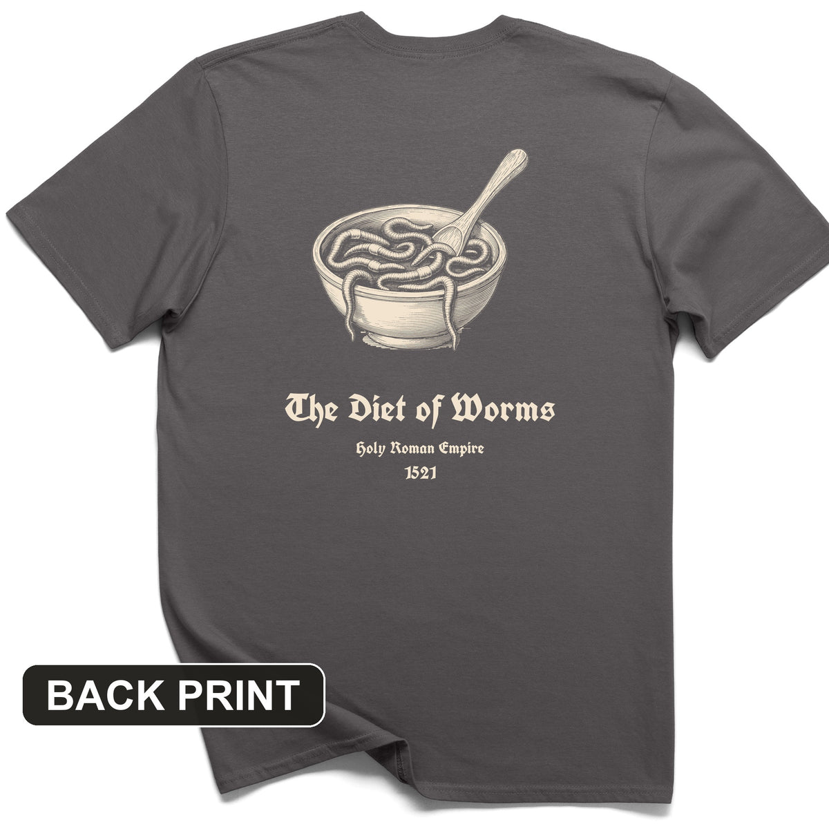 Diet Of Worms Back Print T-Shirt