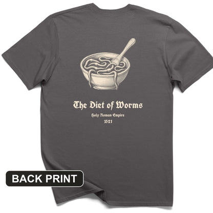Diet Of Worms Back Print T-Shirt